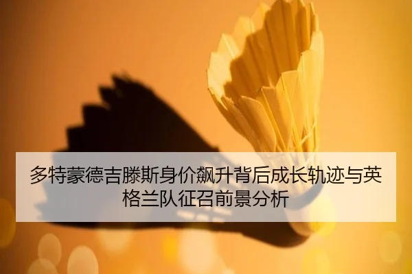 多特蒙德吉滕斯身价飙升背后成长轨迹与英格兰队征召前景分析